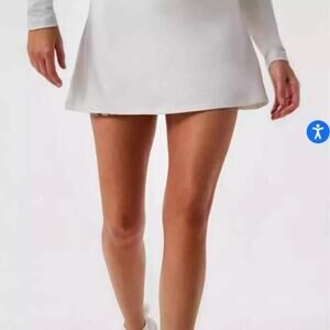 Tuckernuck White and Savannah Tiger Ruffle Skort Women's Size M